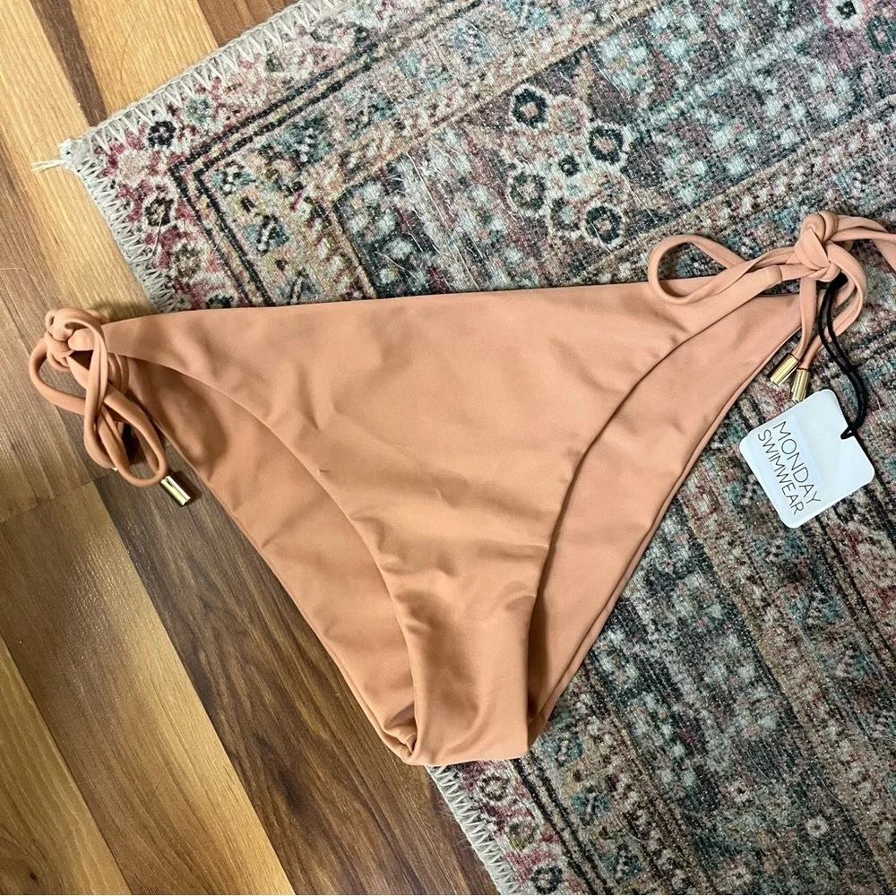 Monday Swimwear Nude Le Marais Bikini Bottom Size Small NWT